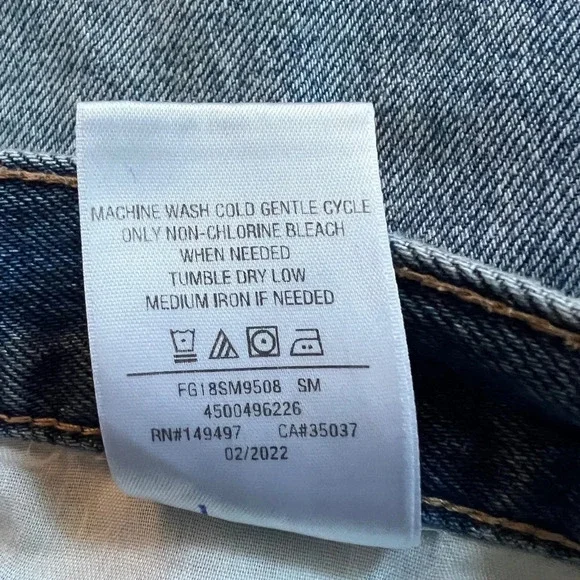 Favorite Daughter The Tommy Dublin Raw Hem High Rise Bermuda Short Size 31